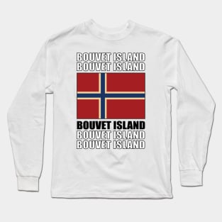 Flag of Bouvet Island Long Sleeve T-Shirt